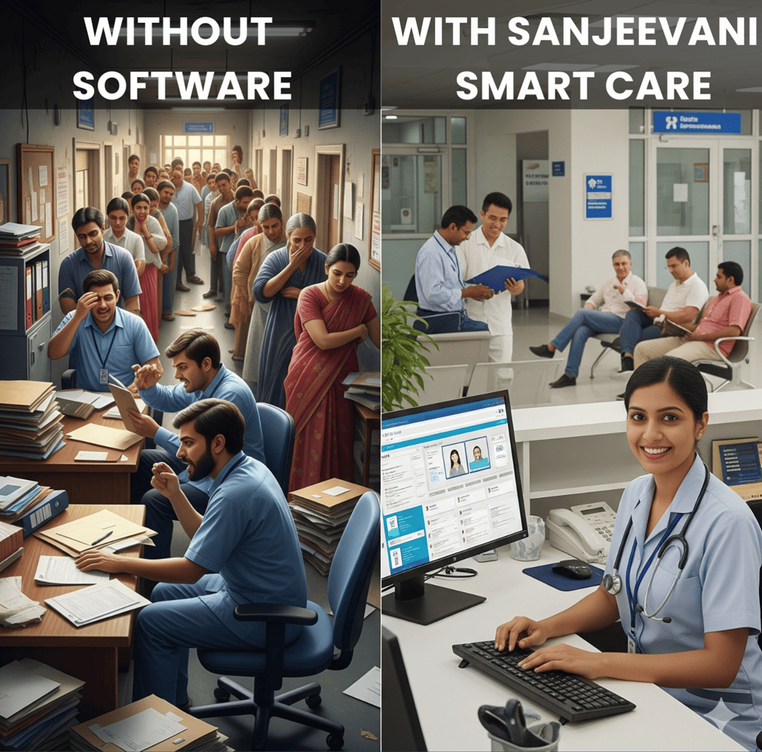 Confusion se Clarity Tak – Switch to Sanjeevani Hospital Management Software